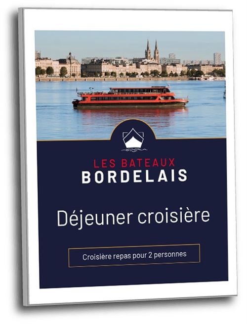 Coffret cadeau Bordeaux River Cruise Déjeuner-croisière à bord du Sicambre