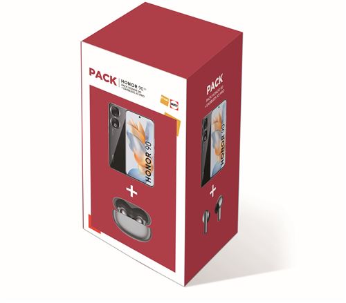 Pack Fnac Smartphone Honor 90 6 7 5G Double nano SIM + Earbuds X5 Pro
