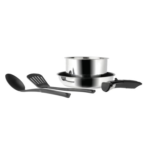 Batterie de cuisine Sitram 5 pièces Gris
