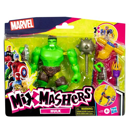 Hasbro Unisex Vert Figurine Marvel Mix Mashers Hulk - Image 2
