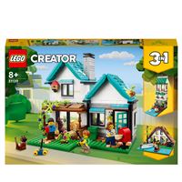 LEGO 60398 City La Maison Familiale et la Voiture Électrique, Maquette de  Poupée Modulaire avec Jouet de Voiture et Minifigurines, Jeu pour Garçons  et