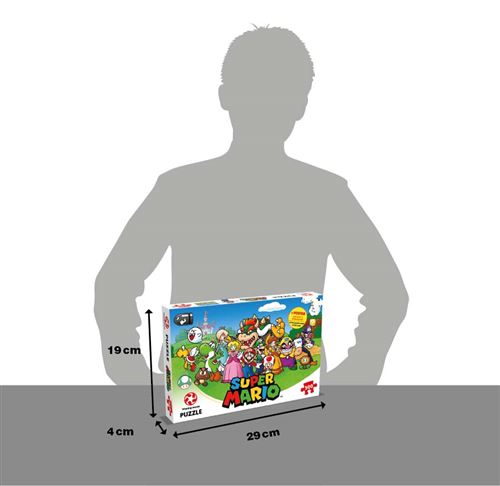 Puzzle de 500 pièces avec Mario et ses amis. sur