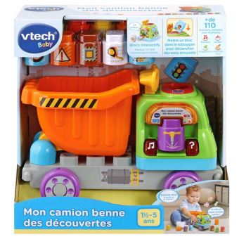 Jeu Educatif Vtech Baby Mon Camion Benne Des Decouvertes Achat Prix Fnac