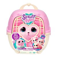 Animal en peluche Scruff A Luvs Boule de poils Rose