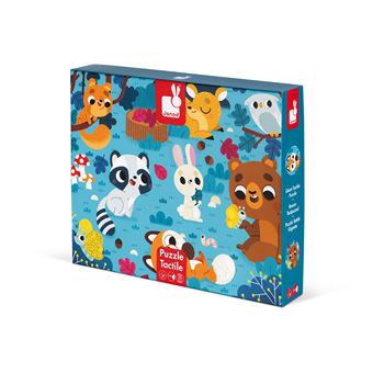 Puzzle tactile Janod Les animaux de la forêt 20 pièces
