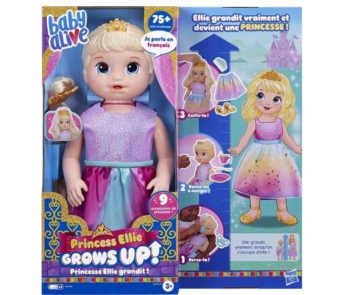 Poupon Hasbro Gaming Baby Alive Princesse Ellie Grandit État correct - Hasbro Gaming reconditionné disponible sur Fnac