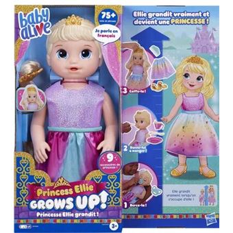 Poupon Hasbro Gaming Baby Alive Princesse Ellie Grandit