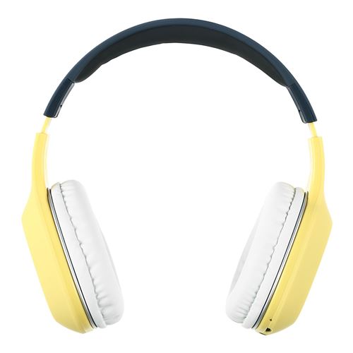 Casque sans fil Bluetooth Miniso Marvel Jaune Design Captain Marvel