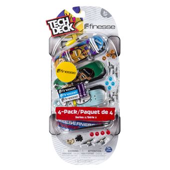 Pack 4 Finger Skates Tech Deck Modèle aléatoire