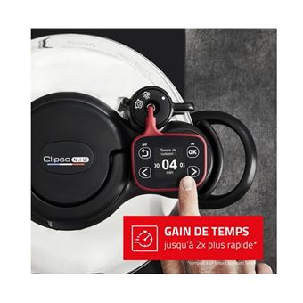 SEB Cocotte-minute 9 L Clipso Now+  Minuteur intelligent P4904950