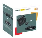 Pack Ecouteurs intra-auriculaires sans fil à réduction du bruit Jabra Elite 4 Active sport Bluetooth True Wireless Noir + ceinture Running