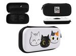 Etui Rigide Itotal Modèle 3D Cat Blanc et Noir