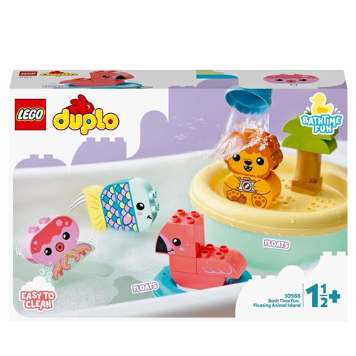 LEGO® DUPLO® 10966 Jouet de bain L’île flottante des animaux
