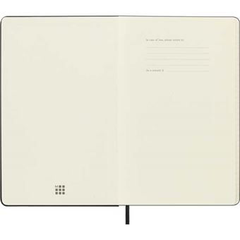 Agenda scolaire Moleskine 2022 2023 Semainier grand format Rigide Noir