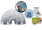 Jeu créatif Slinky Metal Géant Argent