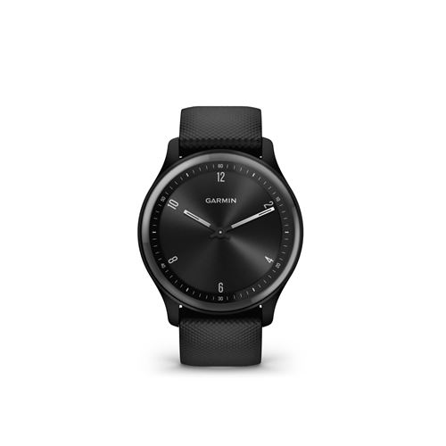 Garmin vívomove Sport Montre connectée à aiguilles mécaniques et écran tactile Gray avec bracelet Boîtier 40 mm