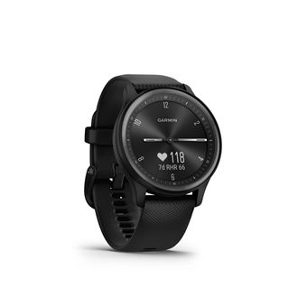 Montre connectée Garmin Vivomove Sport Gris avec bracelet Noir