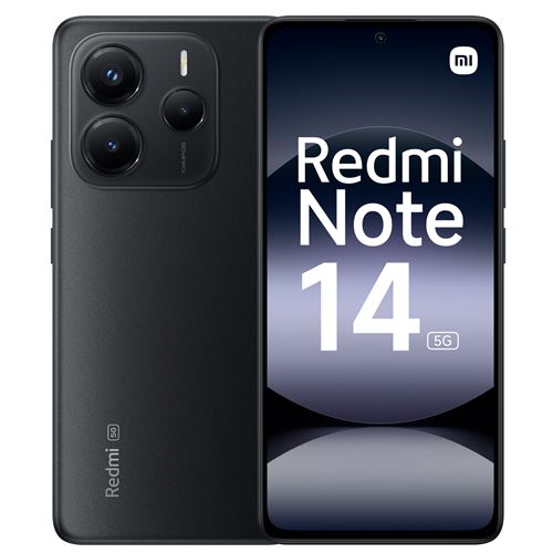 Smartphone Xiaomi Redmi Note 14 6,67 5G Double nano SIM 256 Go Noir minuit
