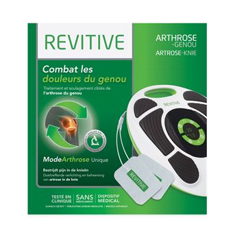 Stimulateur circulatoire Revitive Arthrose Genou Blanc et Noir - 1