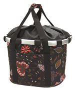 Panier KlickFix Bikebasket Folklore Noir