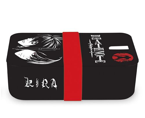 Boîte Abysse Corp Bento Death Note Kira Vs L Noir, Blanc et Rouge