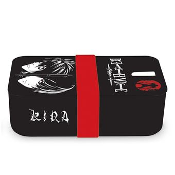 Boîte Abysse Corp Bento Death Note Kira Vs L Noir, Blanc et Rouge