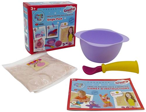 Pâte à modeler Créapat Studio Bubble Tea Single Pack Rose