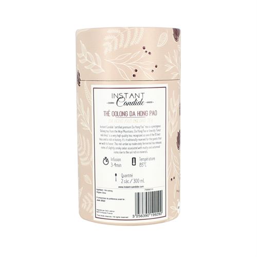 Boîte de Thé Oolong Instant Candide Da Hong Pao
