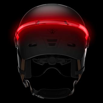 Casque vélo avec Led’s Casr Helmet Glow L Gris Anthracite