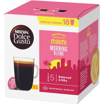 Pack de 16 capsules café Nescafé Dolce Gusto Grande Miami