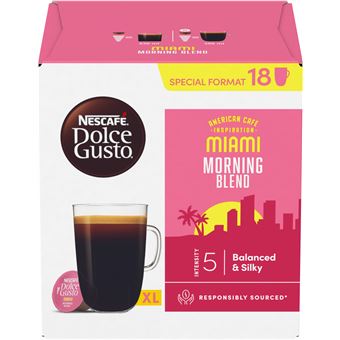 Pack de 16 capsules café Nescafé Dolce Gusto Grande Miami