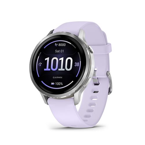 Montre connectée Garmin Venu 4 41 mm et avec bracelet silicone Pervenche