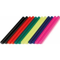 Set de 12 pièces Dremel Batons de colle 2615GG05JA 7 mm 100 mm couleurs diverses