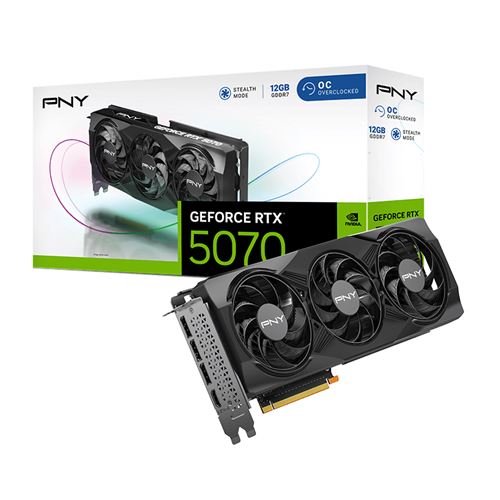 Carte Graphique PNY Nvidia GeForce RTX 5070 12G OC