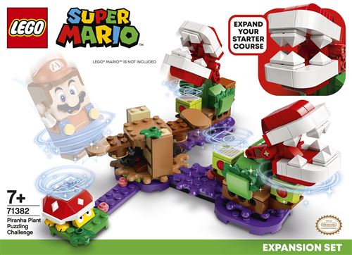 LEGO® Super Mario™ 71382 Ensemble d’extension Le défi de la Plante Piranha