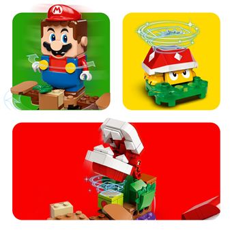 LEGO® Super Mario™ 71382 Ensemble d’extension Le défi de la Plante Piranha