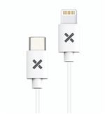 Câble téléphone portable Lightning USB-C Wefix pour iPhone 2m Blanc