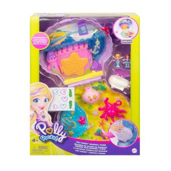 Boîte avec 2 personnages Polly Pocket Le Coquillage enchante