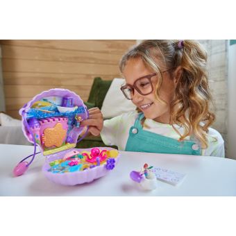 Boîte avec 2 personnages Polly Pocket Le Coquillage enchante