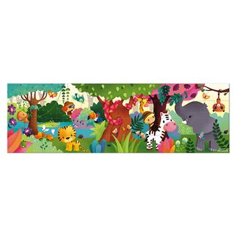 Puzzle panoramique Janod Jungle 36 pièces