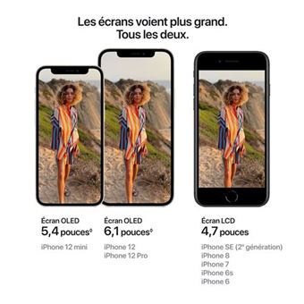 6% auf Apple iPhone 12 6.1 '' 64 GB Dual-SIM 5G Schwarz - IPhone