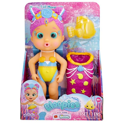 Poupée Bloopies Sirène Magic Tail Melodie