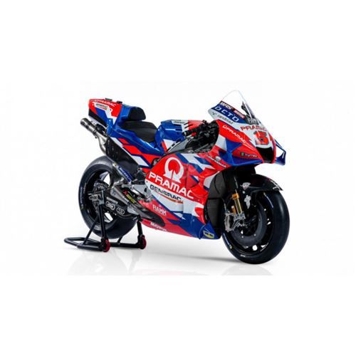 Véhicule Maisto 1/18 Moto GP Racing Ducati Pramac 5 Johann Zarco