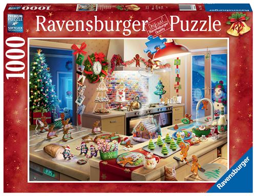 Puzzle 1000 pièces Ravensburger Les bonhommes en pain d'épices