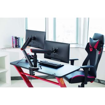 Support moniteur double Oplite Supreme Pro Noir