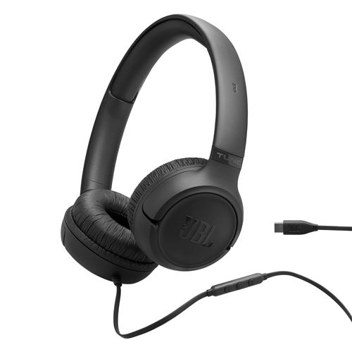Casque JBL Tune 530C – Supra-auriculaire Filaire, Son Pure Bass, USB-C