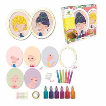 Kit créatif Faujas Artissimo XL Coloriage et Peinture 3D Coiffures