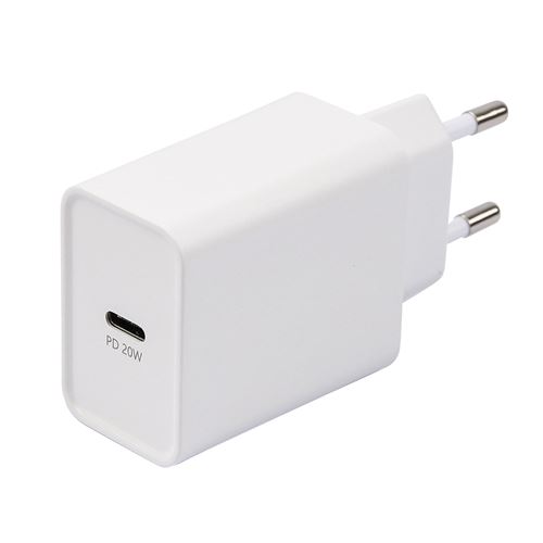 Chargeur secteur USB-C Wefix AC-250M3 20W Blanc