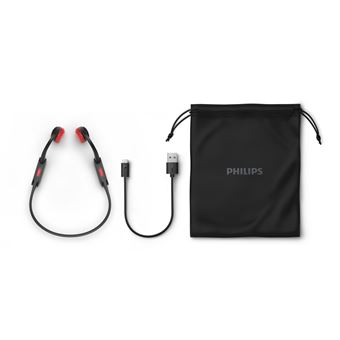 Casque sport sans fil à conduction osseuse open-ear Philips TAA5608BK Noir