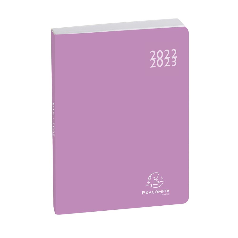 Agenda Journalier Exacompta Forum - Format A5 (15x21 Cm) - Août 2025 à Juillet 2026 - Couverture Cuir Noir - 7